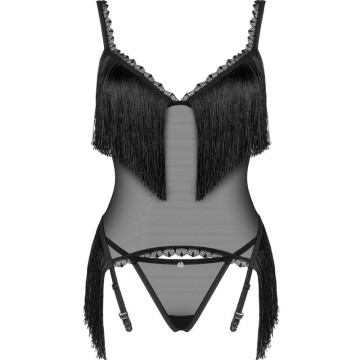 OBSESSIVE - SHERILA CORSET E TANGA M-L