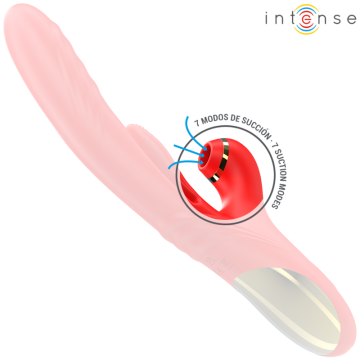 INTENSE - VIBRADOR MULTIFUNCIONAL KAROL THRUST and STIMULATION and ONDAS ESTIMULANTES VERMELHO