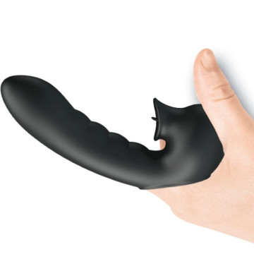 PRETTY LOVE - HOBGOBLIN VIBRATING FINGER CASE 12 VIBRAÇÕES ESTIMULADOR DE CLITÓRIS PRETO