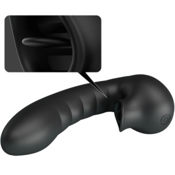 PRETTY LOVE - HOBGOBLIN VIBRATING FINGER CASE 12 VIBRAÇÕES ESTIMULADOR DE CLITÓRIS PRETO