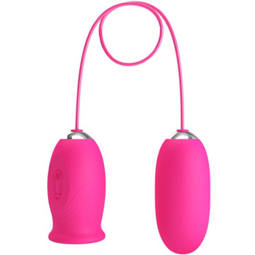 PRETTY LOVE - OVO VIBRADOR DAISY LÍNGUA ESTIMULANTE DE CLITÓRIS ROSA