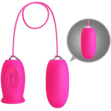 PRETTY LOVE - OVO VIBRADOR DAISY LÍNGUA ESTIMULANTE DE CLITÓRIS ROSA