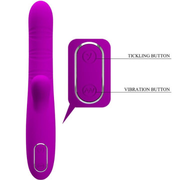 PRETTY LOVE - ANGELIQUE MULTIFUNÇÕES VIBRADOR ESTIMULADOR DE CLITÓRIS ROXO