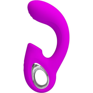 PRETTY LOVE - SIBEL SIBEL VIBRADOR PONTO G ESTIMULADOR DE CLITÓRIS 10 VIBRAÇÕES ROXO