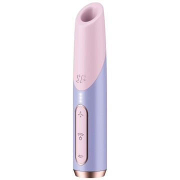 SATISFYER - ESTIMULADOR DE CLITÓRIS BOLD KISS WAVE ROSA - VIOLETA