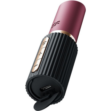 SATISFYER - PRO 2 KISS WAVE ESTIMULADOR DE CLITÓRIS GARNET - PRETO