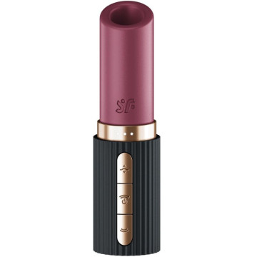 SATISFYER - PRO 2 KISS WAVE ESTIMULADOR DE CLITÓRIS GARNET - PRETO