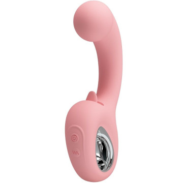 PRETTY LOVE - ERYNNYES VIBRADOR PONTO G ESTIMULADOR DE CLITÓRIS 10 VIBRAÇÕES ROSA