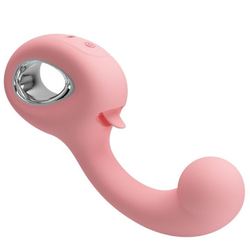 PRETTY LOVE - ERYNNYES VIBRADOR PONTO G ESTIMULADOR DE CLITÓRIS 10 VIBRAÇÕES ROSA