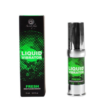 SECRETPLAY - FRESH LIQUID VIBRATOR ESTIMULADOR and INTENSIFICADOR DE PRAZER 15 ML
