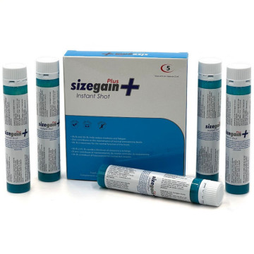 500 COSMETICS - SIZEGAIN PLUS INSTANT SHOT MALE ENERGIZER 5 UNITS (DATA DE VALIDADE EM BREVE)