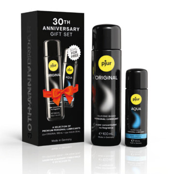 PJUR - CONJUNTO 30º ANIVERSÁRIO PJUR ORIGINAL 100 ML PJUR AQUA 30 ML DE PRESENTE