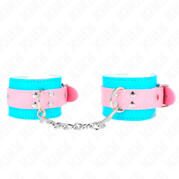 KINK - PULSO BONITO AZUL - ROSA AJUSTÁVEL 16-28 CM X 5 CM