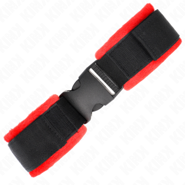 KINK - RETENÇÕES DE PULSO NYLON BIND HOOKandLOOP PRETO MODELO 1 AJDUSTÁVEL 25-35 CM X 6 CM