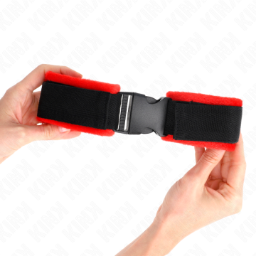 KINK - RETENÇÕES DE PULSO NYLON BIND HOOKandLOOP PRETO MODELO 1 AJDUSTÁVEL 25-35 CM X 6 CM