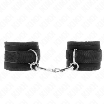 KINK - PULSO NYLON BIND HOOKandLOOP PRETO MODELO 2 AJUSTÁVEL 18-35 CM X 6 CM
