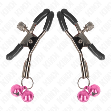 KINK - GRAMPO DE BICO DUPLO SINO ROSA 6 CM