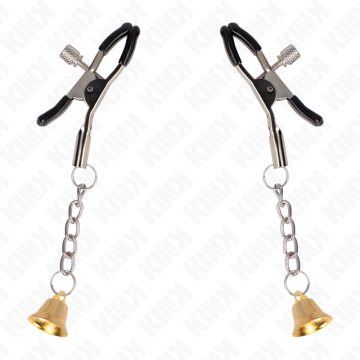 KINK - PINÇAS PINGENTE SINO DOURADO 6 CM