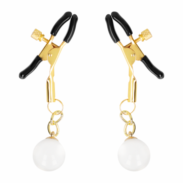 KINK - GRAMPOS DE BICO DE VIDRO OURO 6 CM