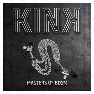 KINK - PINÇAS PARA BICOS COM 3 CORRENTES PRATA 20-23-28 CM