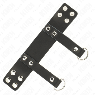 KINK - ANEL PARA PÊNIS COM ANÉIS EM FORMA DE D 18,5 X 3,3 CM