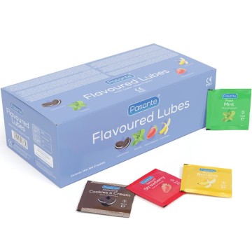 PASANTE - LUBRIFICANTES SABOR CAIXA 144 UNIDADES 5 ML