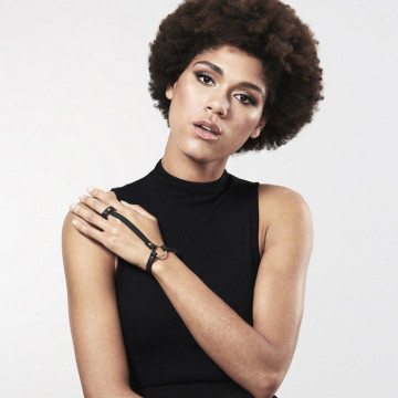 BIJOUX - INDISCRETS MAZE PULSEIRA - ARNÊS DE MO PRETO