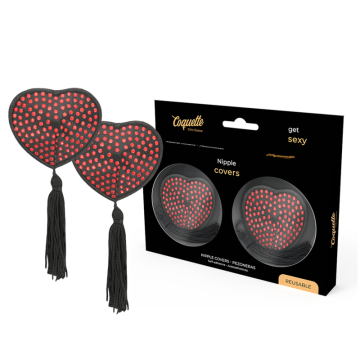 COQUETTE CHIC DESIRE - COBERTURAS PARA BICOS VERMELHAS-PRETAS