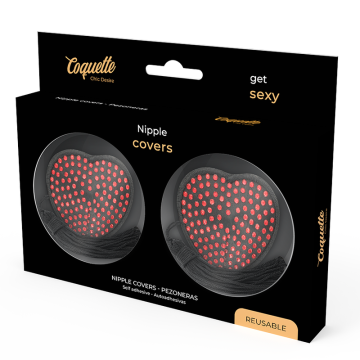 COQUETTE CHIC DESIRE - COBERTURAS PARA BICOS VERMELHAS-PRETAS