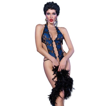 CHILIROSE - BODY CROTCHLESS CR 4479 AZUL S-M