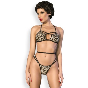 CHILIROSE - CR 4497 BIQUINI LEOPARDO S-M