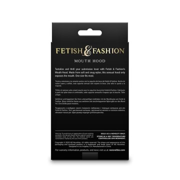 NS NOVELTIES - FETISH and FASHION BOCA CAPUZ NYLON BRANCO