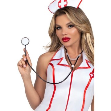LEG AVENUE - TRAJE DE ENFERMEIRA CHEFE BRANCO S-M