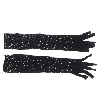 SUBBLIME - 957469 LUVAS SHINE TRANSPARENTES PRETAS S-M