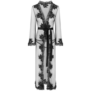 LIVCO CORSETTI FASHION - NOKINA LC XG055 VESTIDO G CALCINHA PRETA TAMANHO ÚNICO