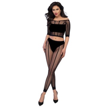 CHILIROSE - CR 4647 TOP E LEGGINS PRETO S-M