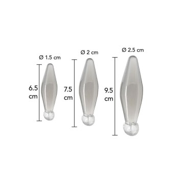 TOYJOY - ANAL PLAY FINGER RIMMER 3 PEÇAS TRANSPARENTE
