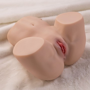 XISE - MAYA SUCKING REALISTA VAGINA E ÂNUS MASTURBADOR COM VIBRAÇÃO E ONDAS ESTIMULANTES 4,5 KG