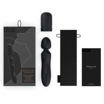 B SWISH - VARINHA VIBRADOR BTHRILLED PREMIUM PRETO