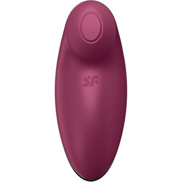 SATISFYER - TAP and CLIMAX 2 VIBRADOR and ESTIMULADOR VERMELHO