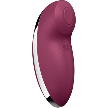 SATISFYER - TAP and CLIMAX 2 VIBRADOR and ESTIMULADOR VERMELHO