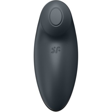 SATISFYER - TAP and CLIMAX 2 VIBRADOR E ESTIMULADOR CINZA