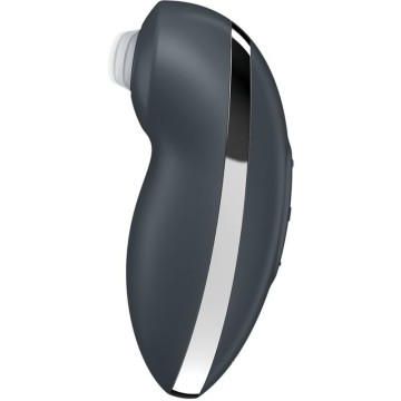 SATISFYER - TAP and CLIMAX 2 VIBRADOR E ESTIMULADOR CINZA