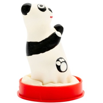 CONDOMERIE - PRESERVATIVOS NOVIDADES PINTADOS À MÃO MODELO PANDA 1