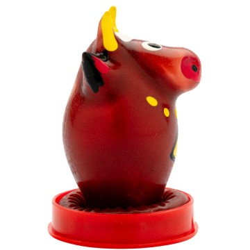 CONDOMERIE - PRESERVATIVOS NOVIDADES PINTADOS À MÃO MODELO TOURO 1