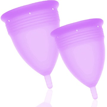 STERCUP - PACOTE DE COPO MENSTRUAL DE SILICONE FDA TAMANHO S L LILAC