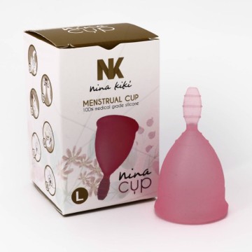NINA KIKÍ - COPO MENSTRUAL ROSA TAMANHO L 6 1 GRTIS