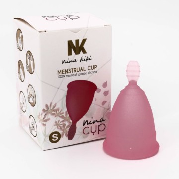 NINA KIKÍ - COPO MENSTRUAL ROSA TAMANHO S 6 1 GRTIS