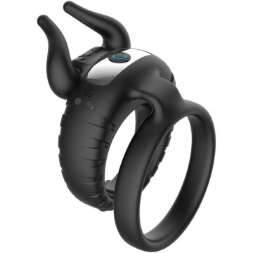 ARMONY - BULLS PASION VIBRADOR DE ANEL 10 VELOCIDADES PRETO