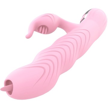 ARMONY - MARCIA VIBRADOR and THRUSTING DUPLA LÍNGUA EFEITO CALOR ROSA